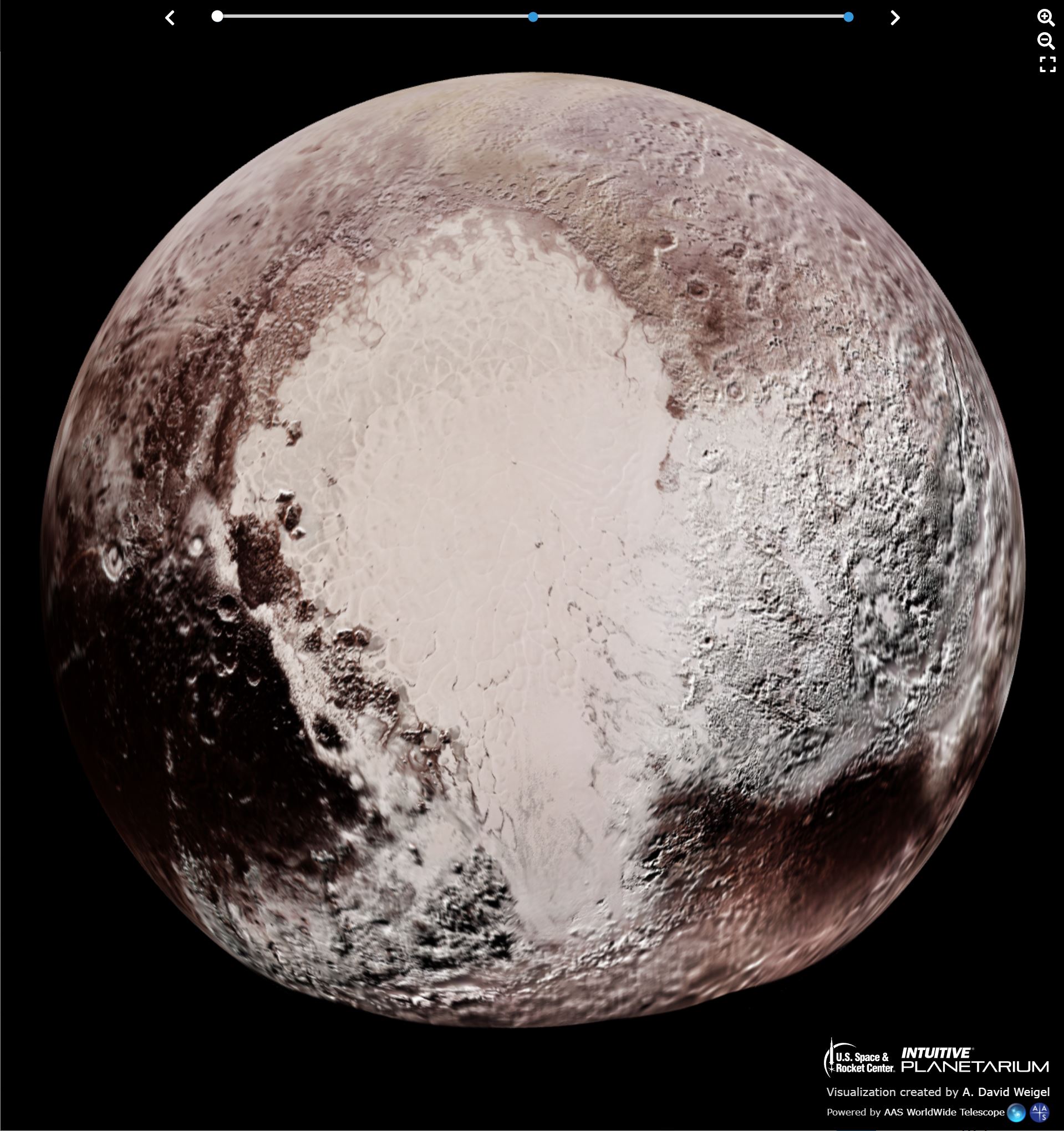 Pluto enhanced-color Tombaugh Regio screenshot