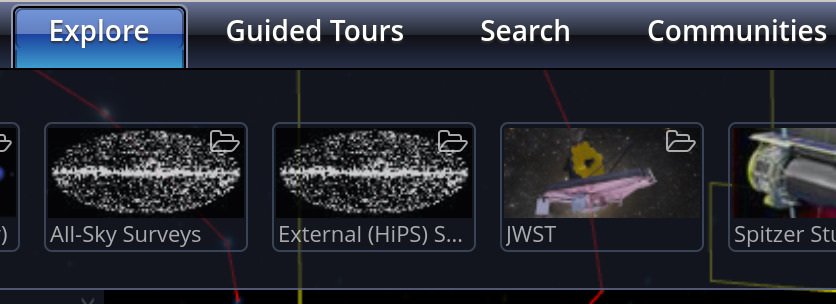 JWST in the WWT webclient